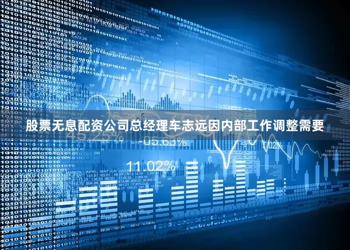 股票无息配资公司总经理车志远因内部工作调整需要